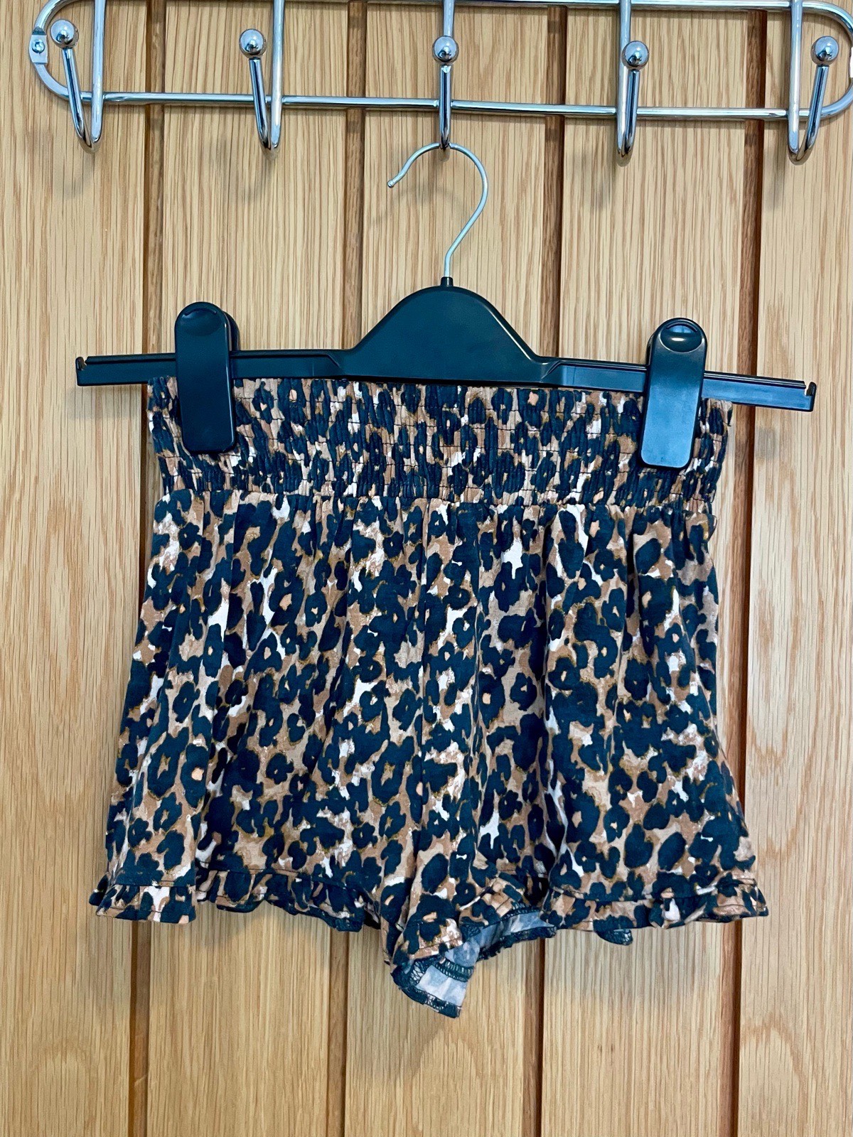 Next Girls Leopard Print Shorts age 3