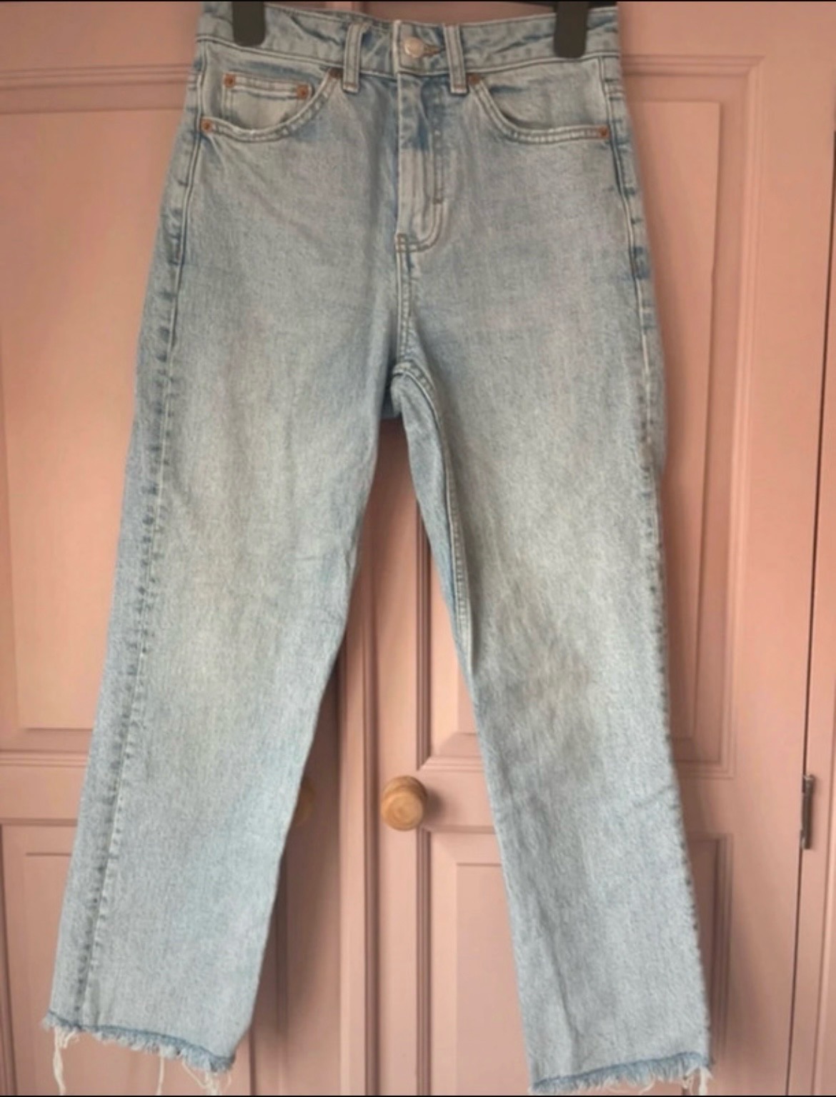 Topshop ladies cropped jeans w25