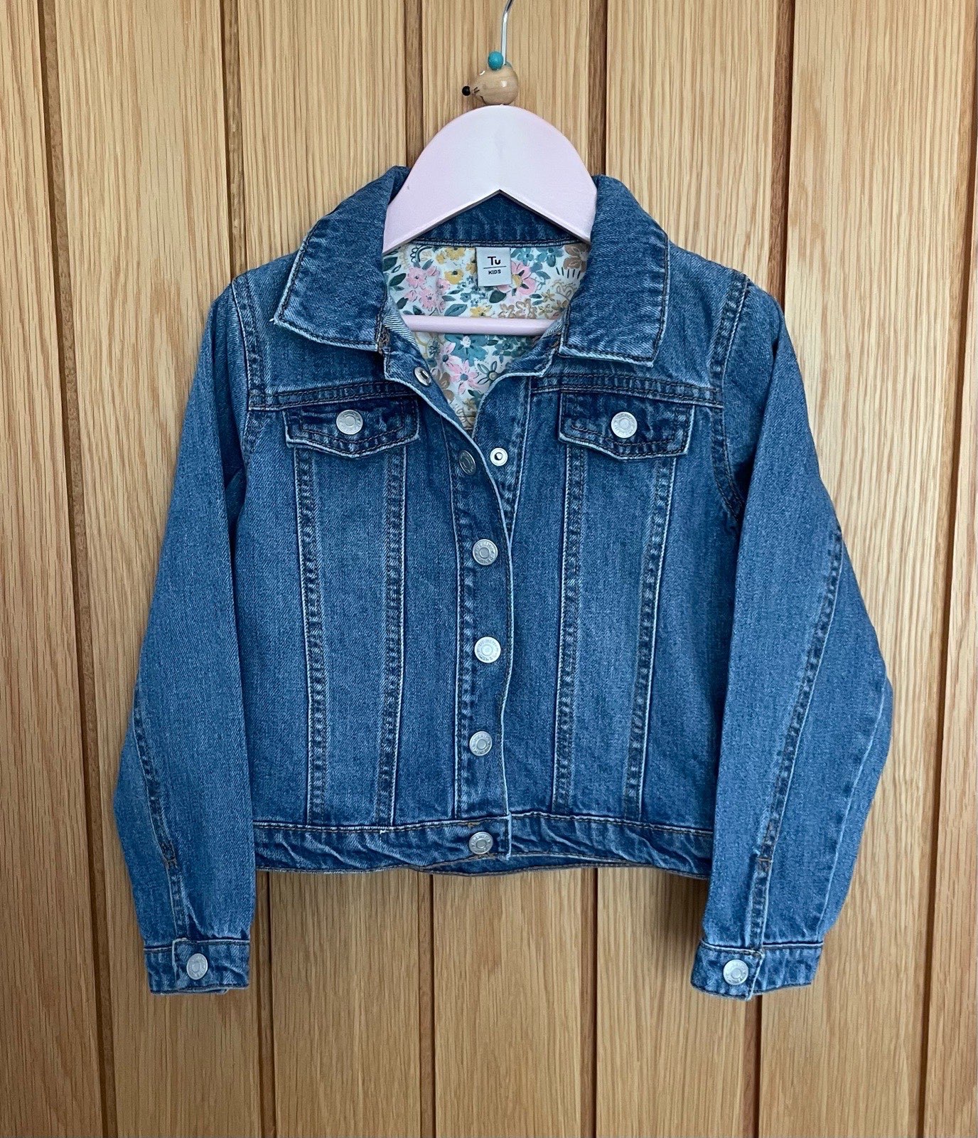 Girls denim jacket age 4-5