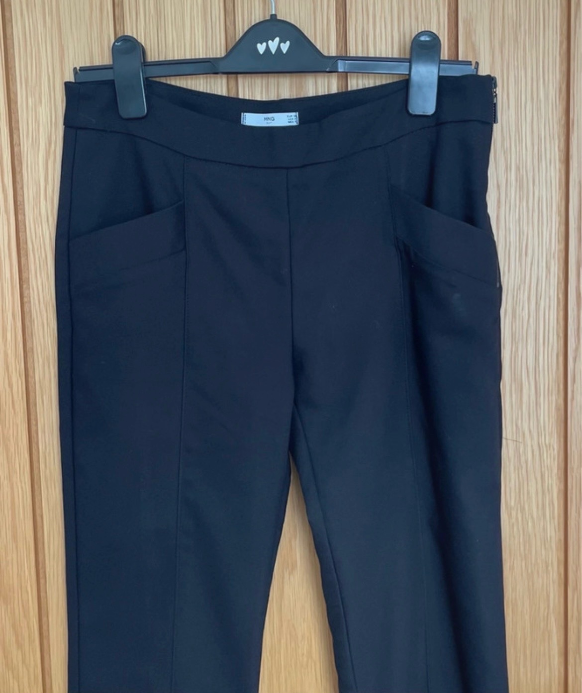 MNG Ladies Black Tailored Trousers size 10