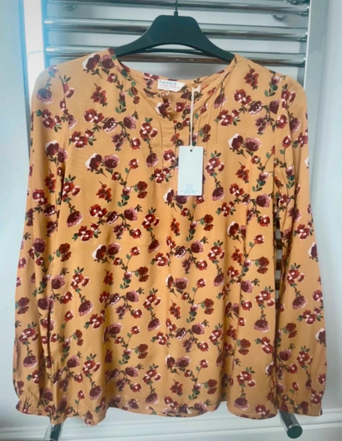 New FatFace Girls Floral Top age 12-13