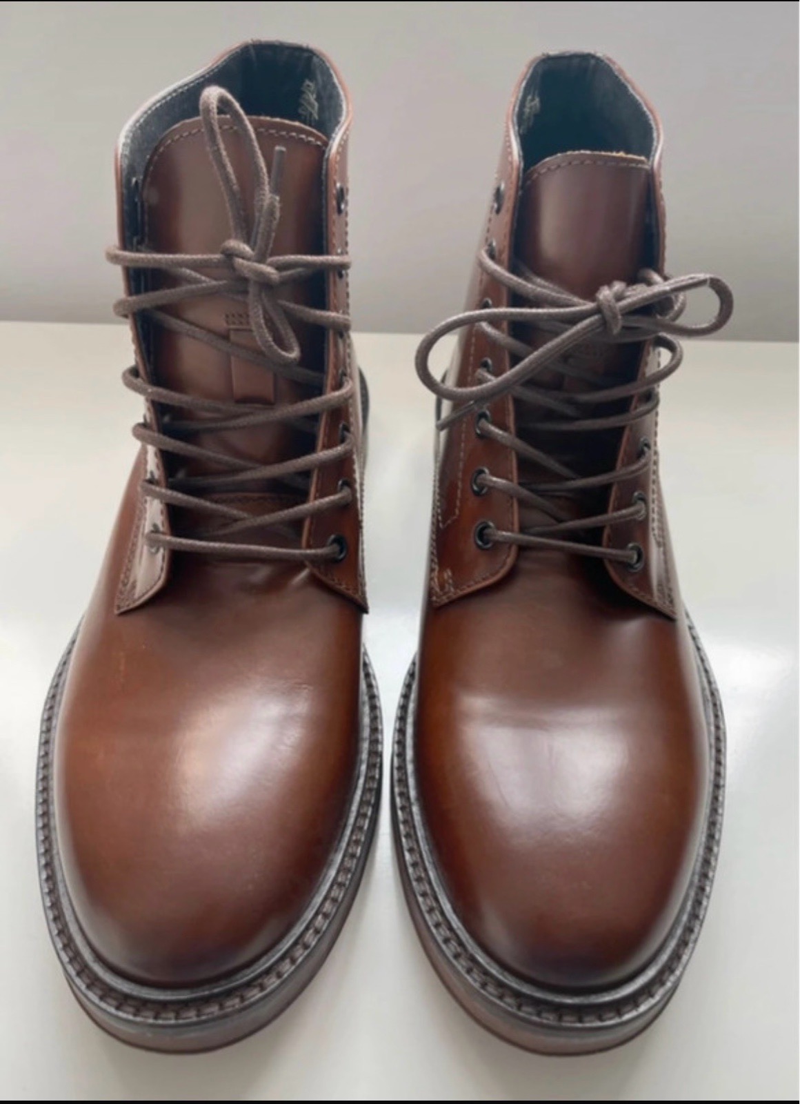 New Debenhams Hammond & Co Men’s Leather Brown Boots size 9