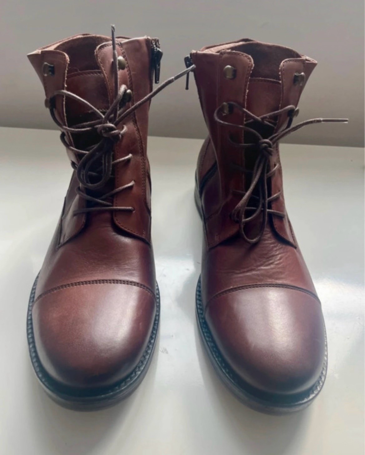 Jasper Conran Men’s Brown Leather boots size 9