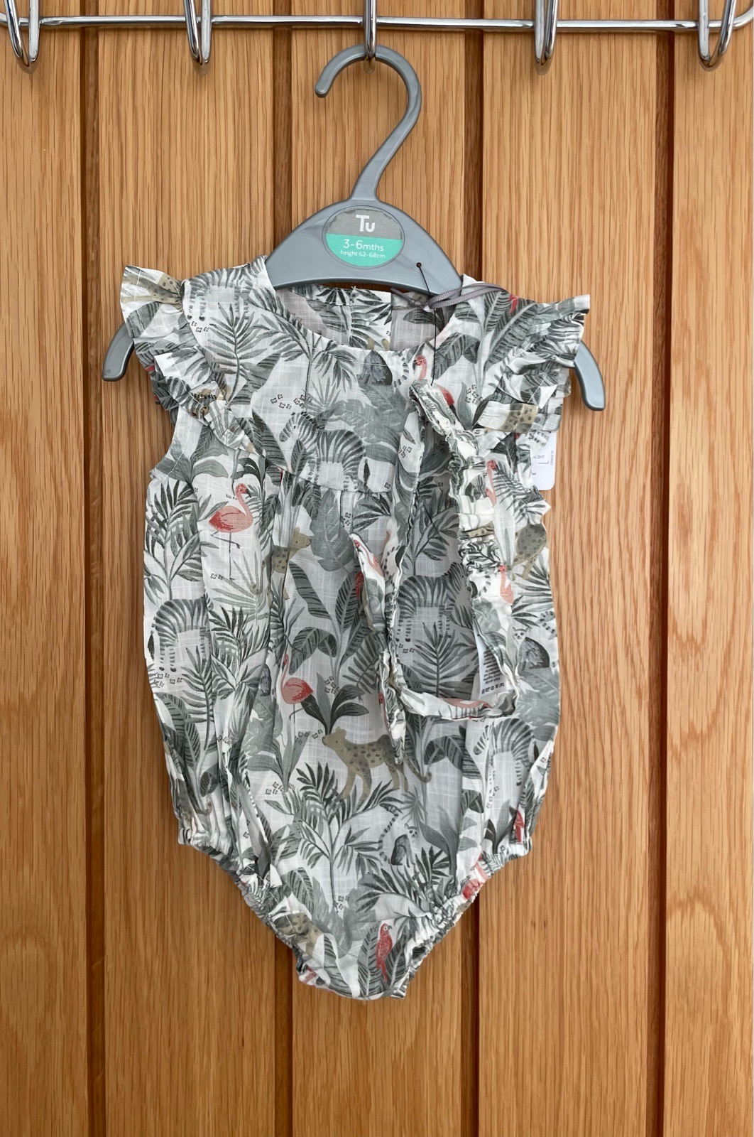 TU Baby Girls Romper and Headband Set 3-6 Months