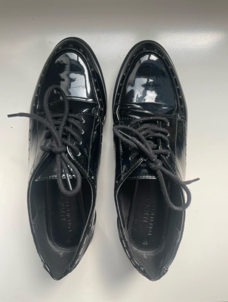 Next Patent Forever Comfort Shoes Size 4
