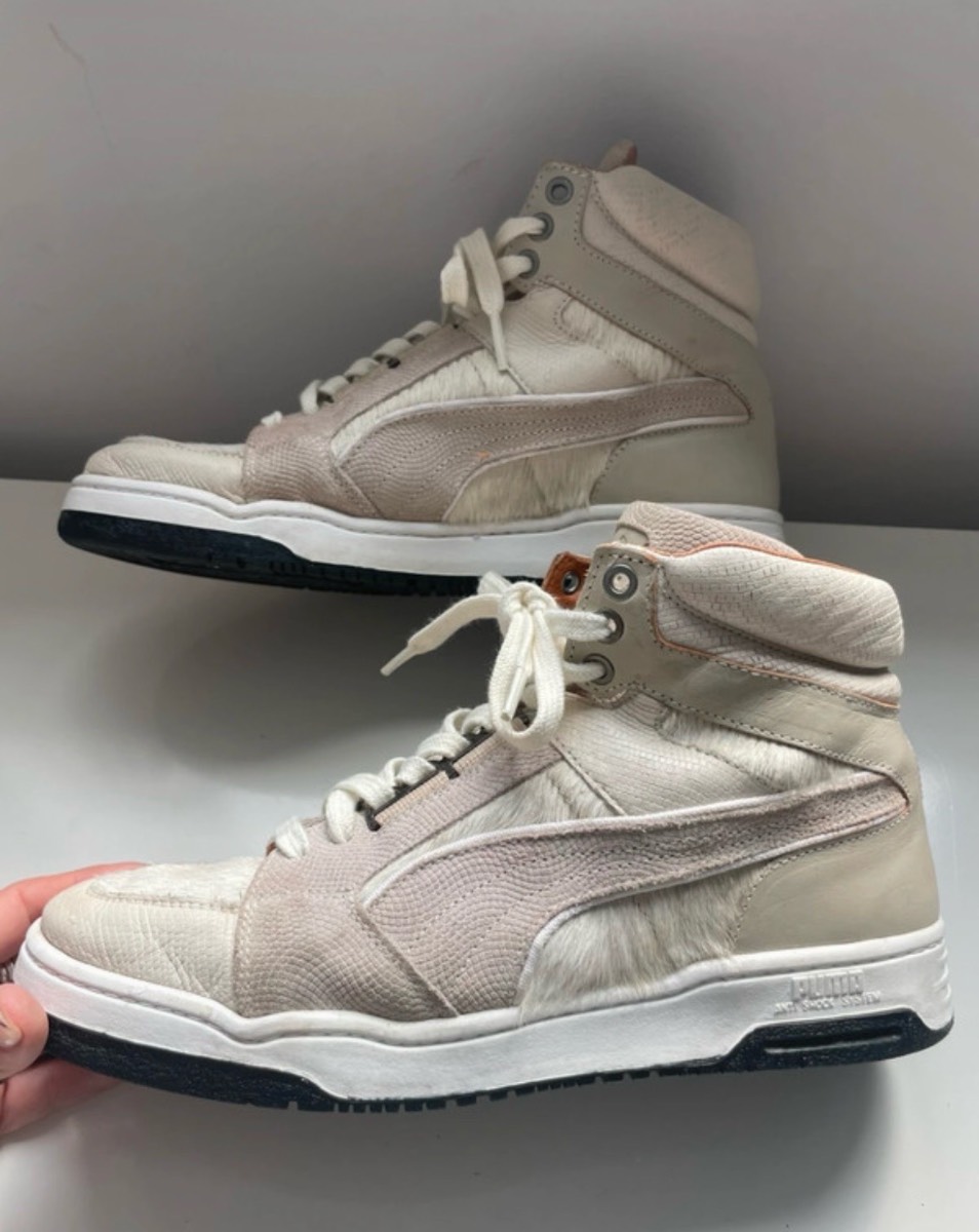 Vintage Puma Slipstream X Hi Top Trainers size 8