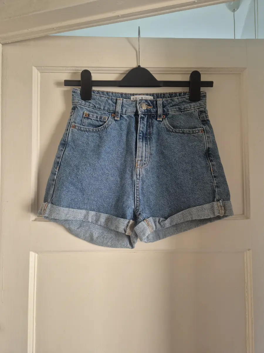 Primark Denim Co High-Waisted Blue Denim Shorts|UK 6