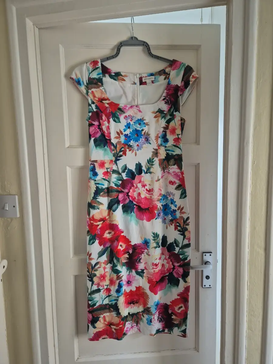 Monsoon Womens floral print dress|Size 12