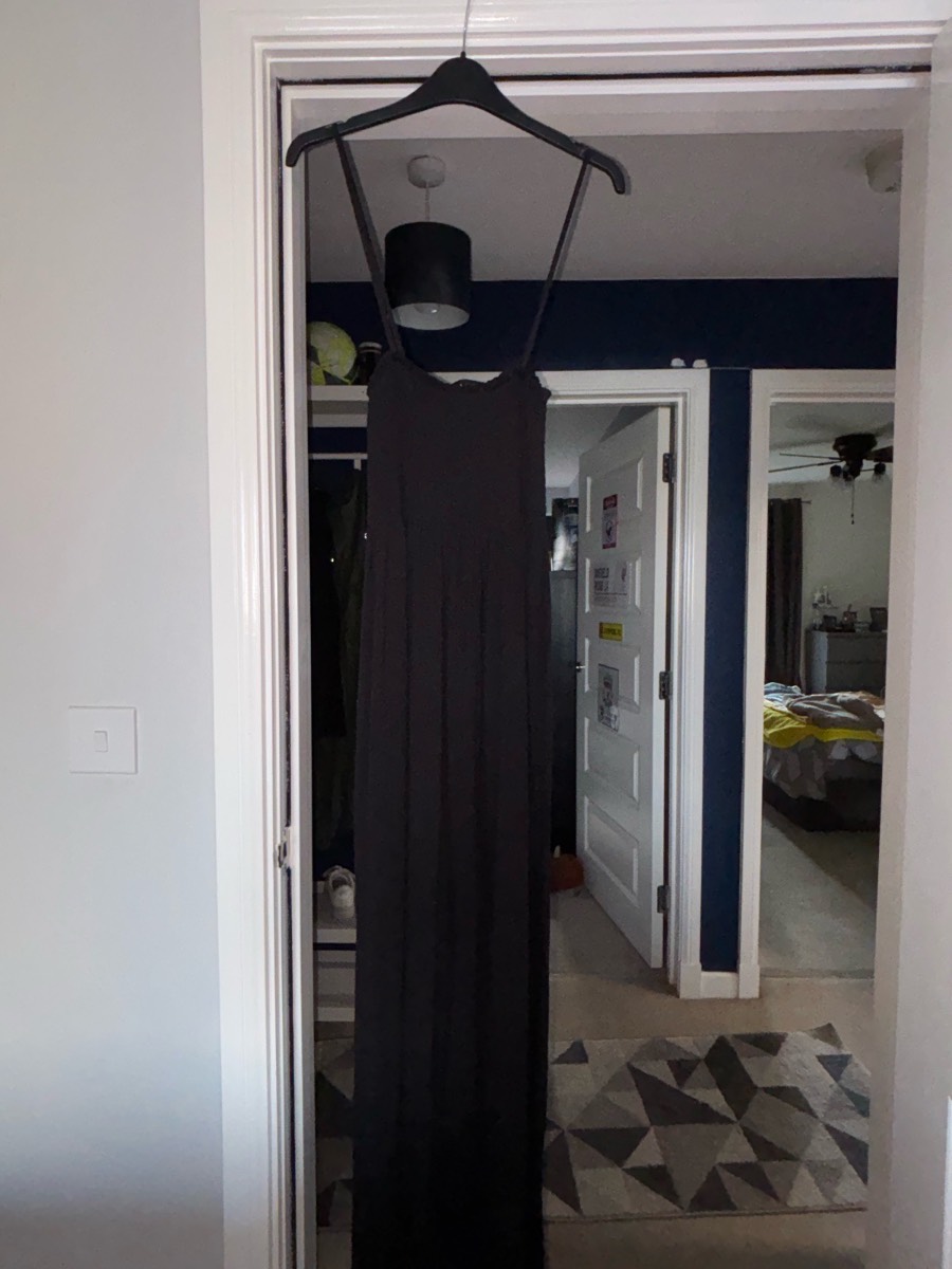 Boohoo Black Maxi Dress