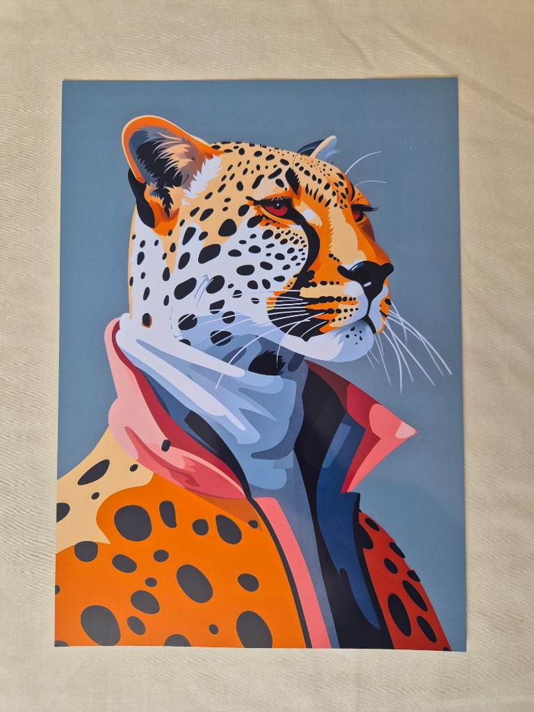Leopard Painting  – By Artbyn