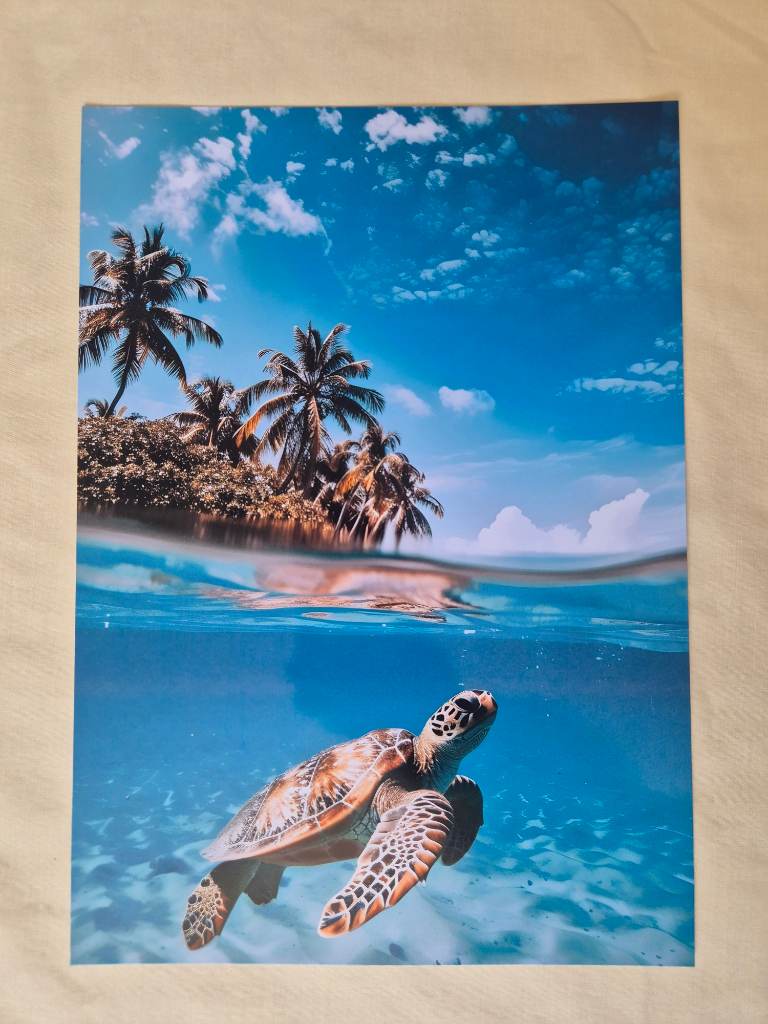 Sunset Beach Wall Art Poster – Premium Quality