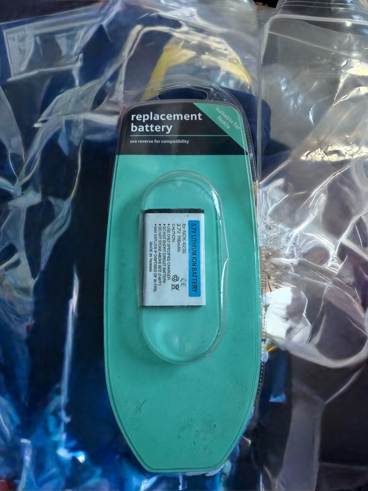 X3 Nokia 6230 3.7V lithium Ion Batteries Brand new In packaging
