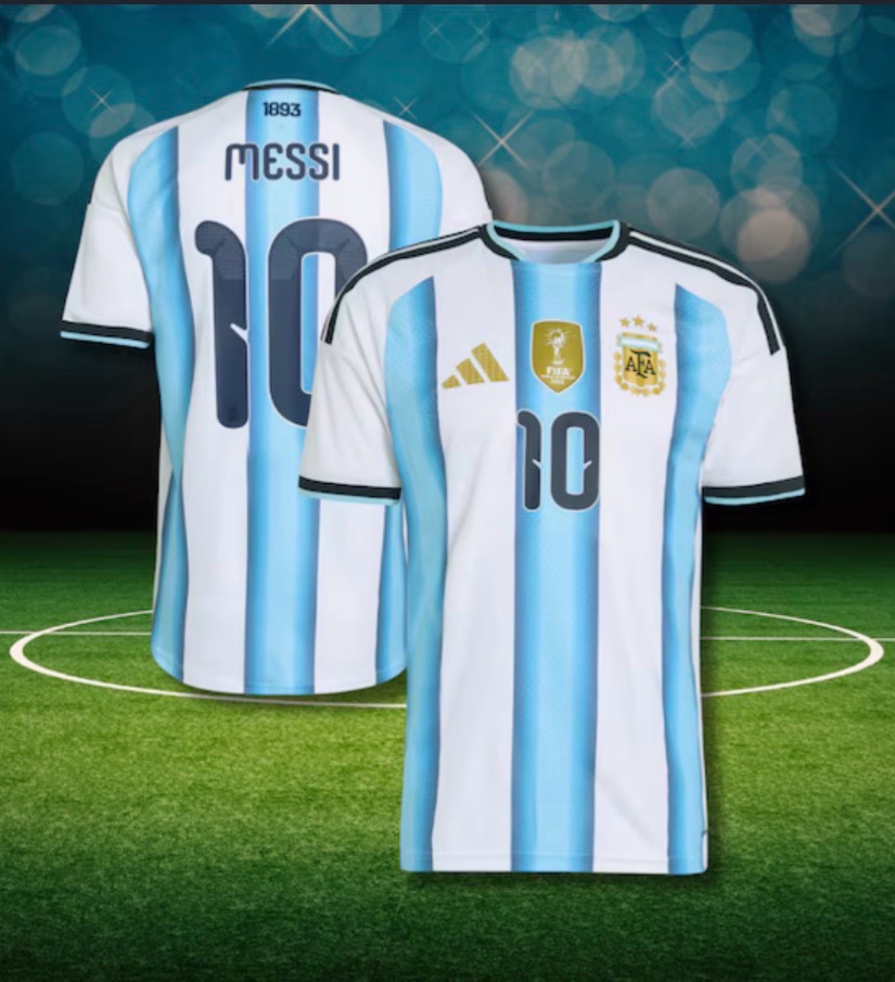 Messi 10 Argentina Home 2026 World Cup Shirt Size Small