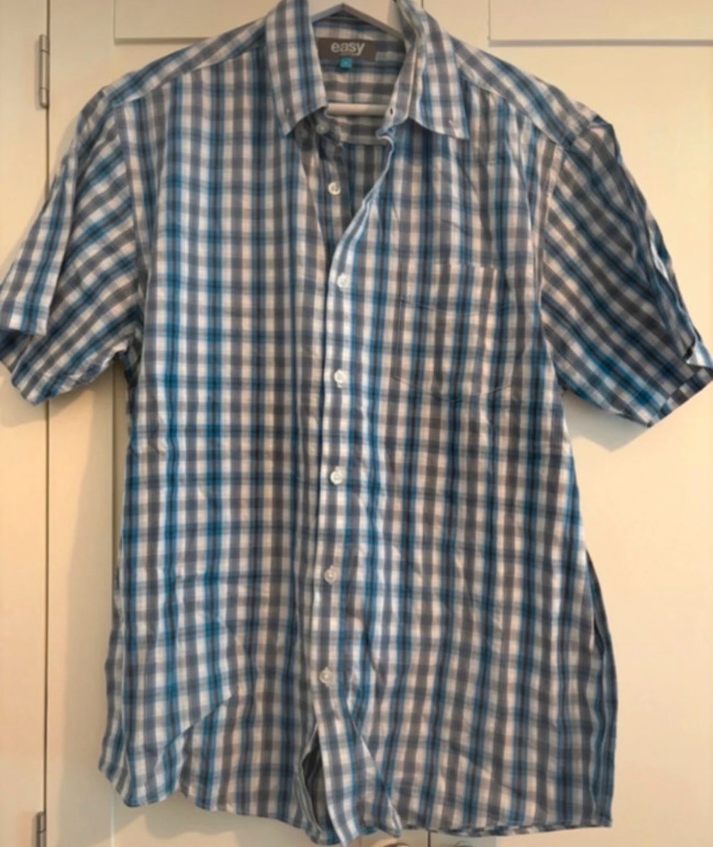 Short sleeve check shirt