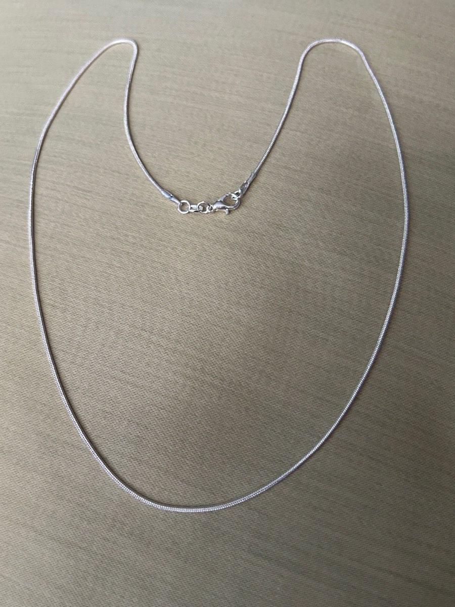 925 Silver Sterling snake chain necklace