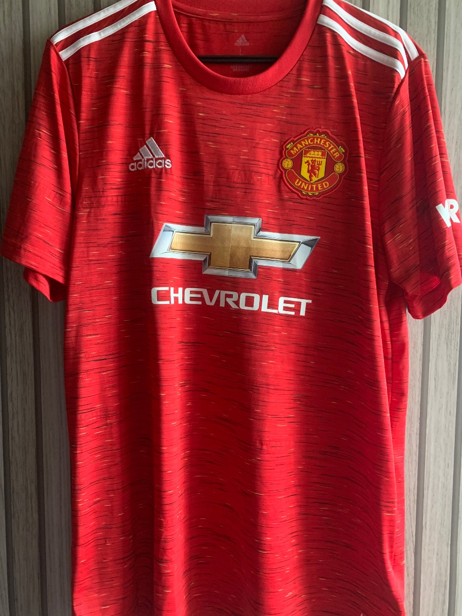 Manchester United 2020/21 Home Shirt Adidas Size L Excellent Condition