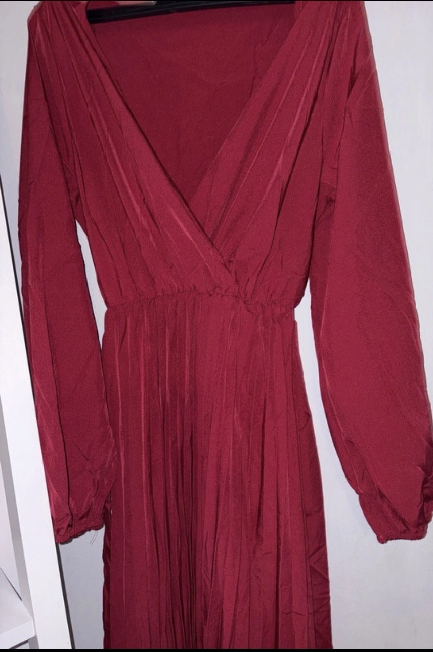 New With Out Tags Stunning Pleated Dress