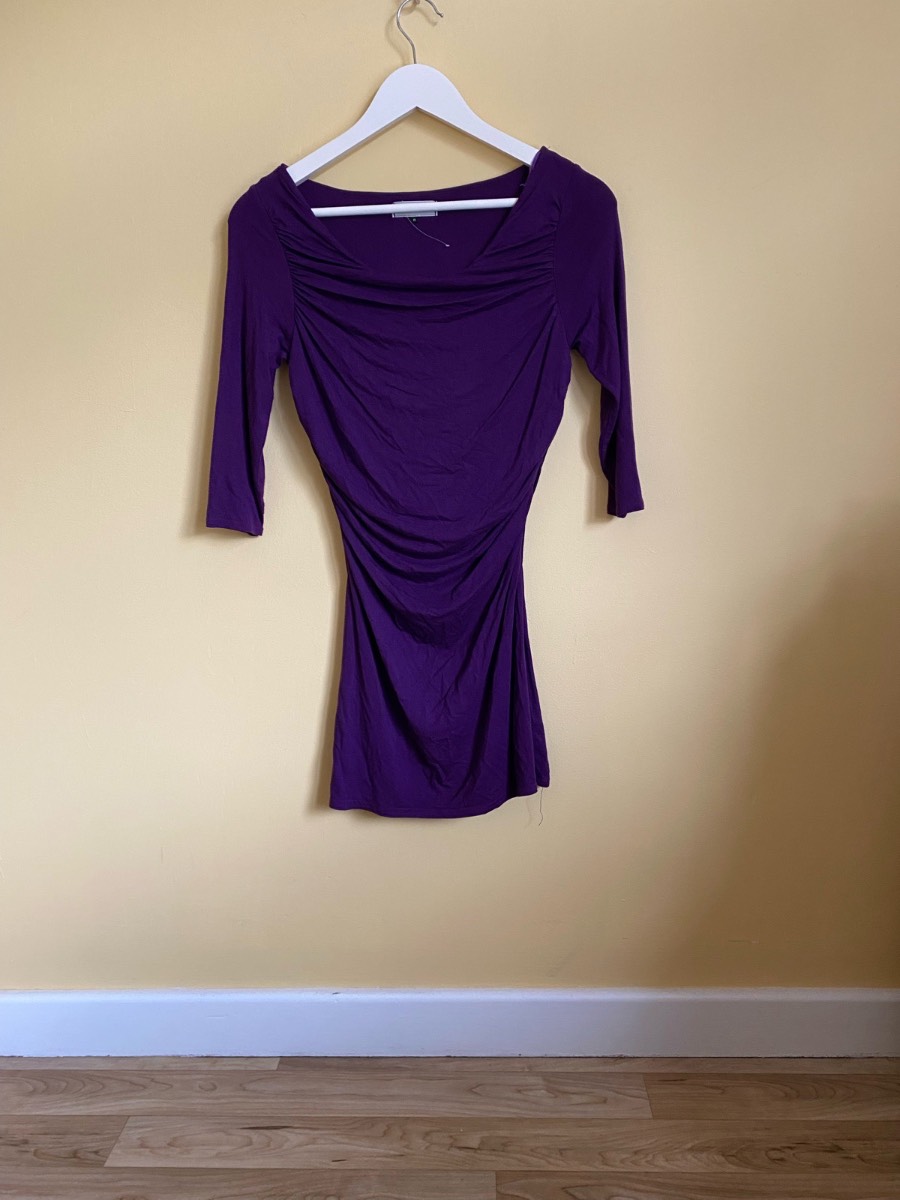 River Island size 8 purple top