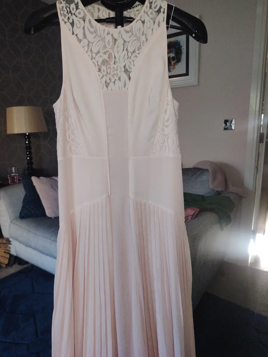 Whistles rose pink occasion dress size 8
