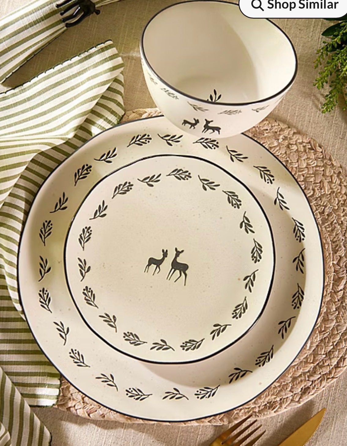 Stacey Solomon Stag Dinner Set 12 Piece