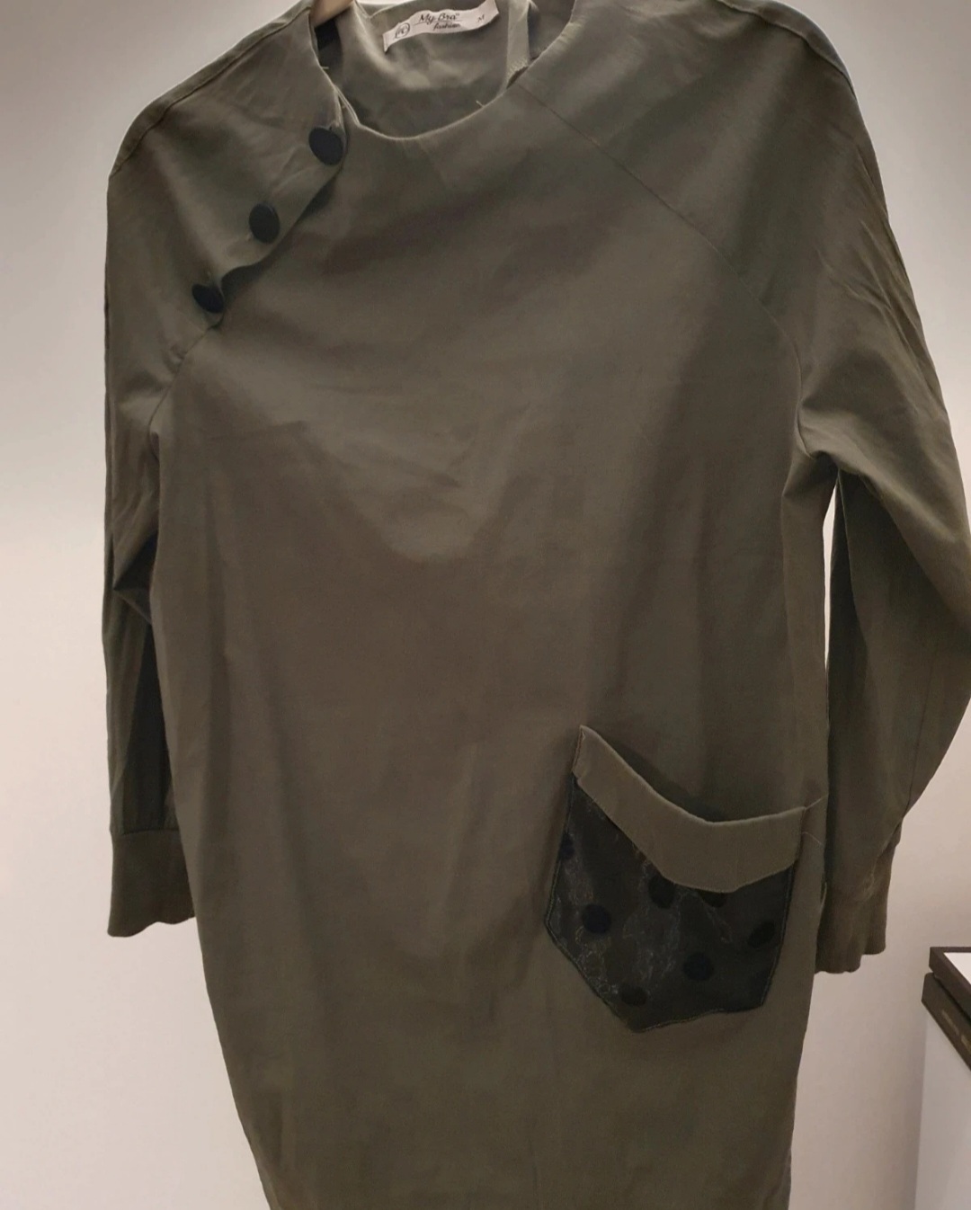My Bra Fashion Khaki Tunic Dress – Size M