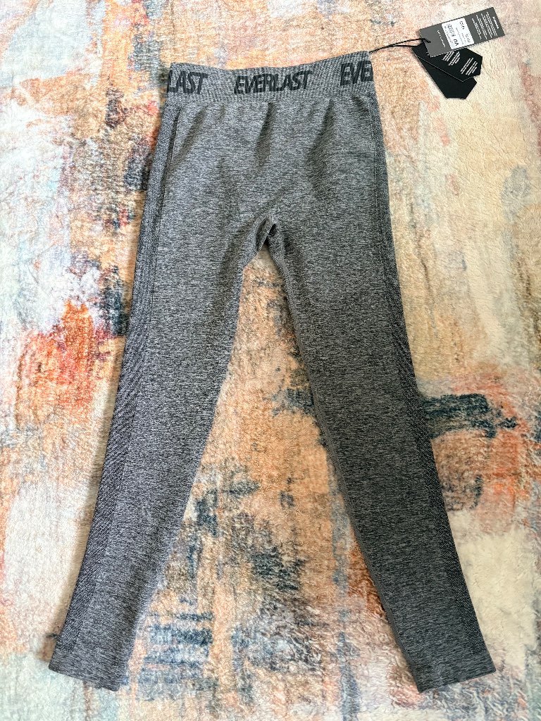 Everlast Seamless Performance Leggings Grey Marl UK 10 BNWT Squat Proof