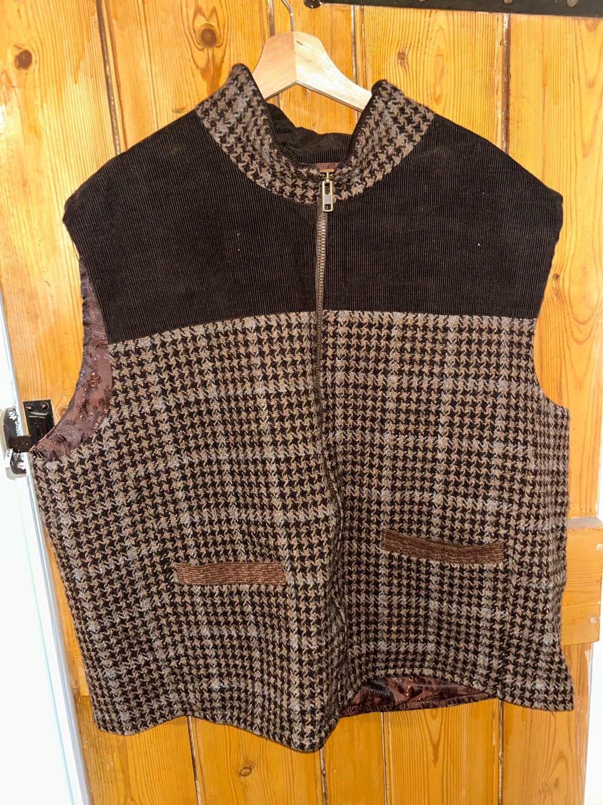 Men’s size XL Romney Marsh Wool country style shooting Gilet