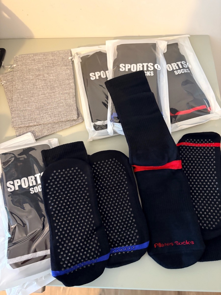 Pilate grip socks x 6 size L