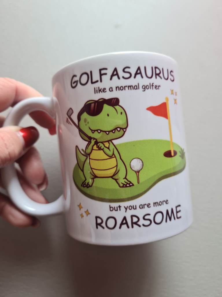 Golfing mug