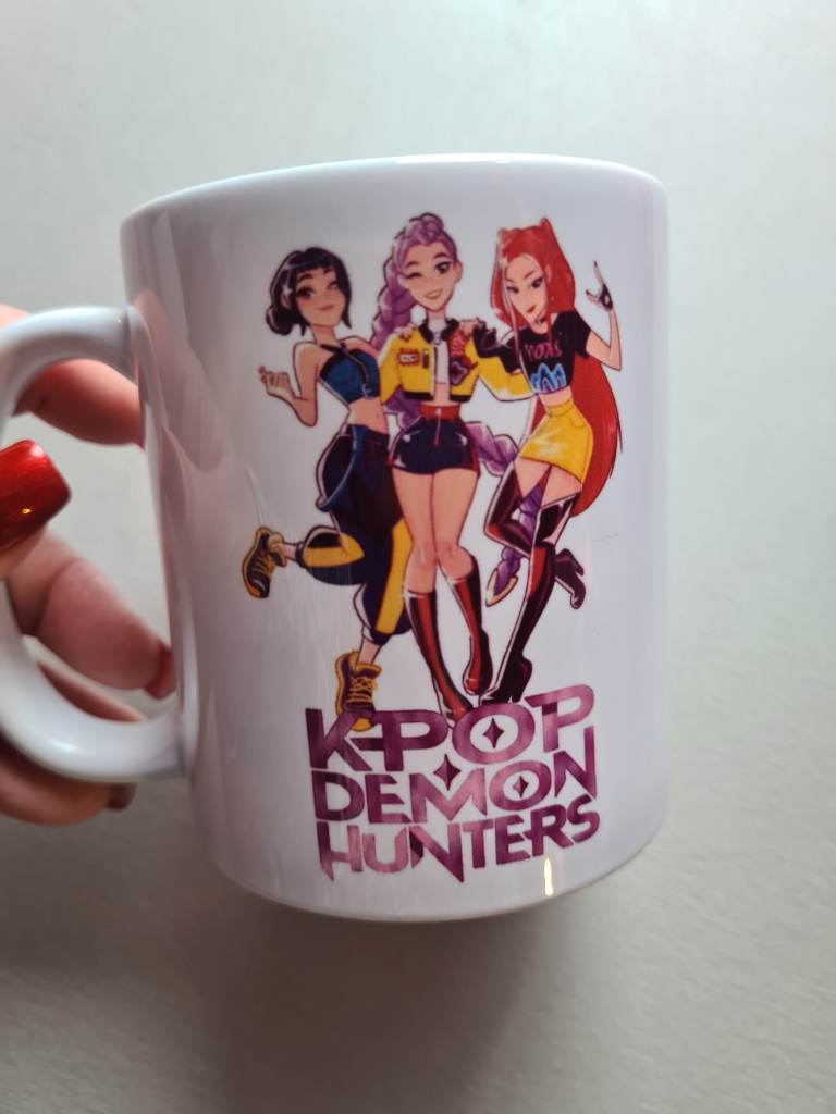 Kpop demon hunters inspired mug