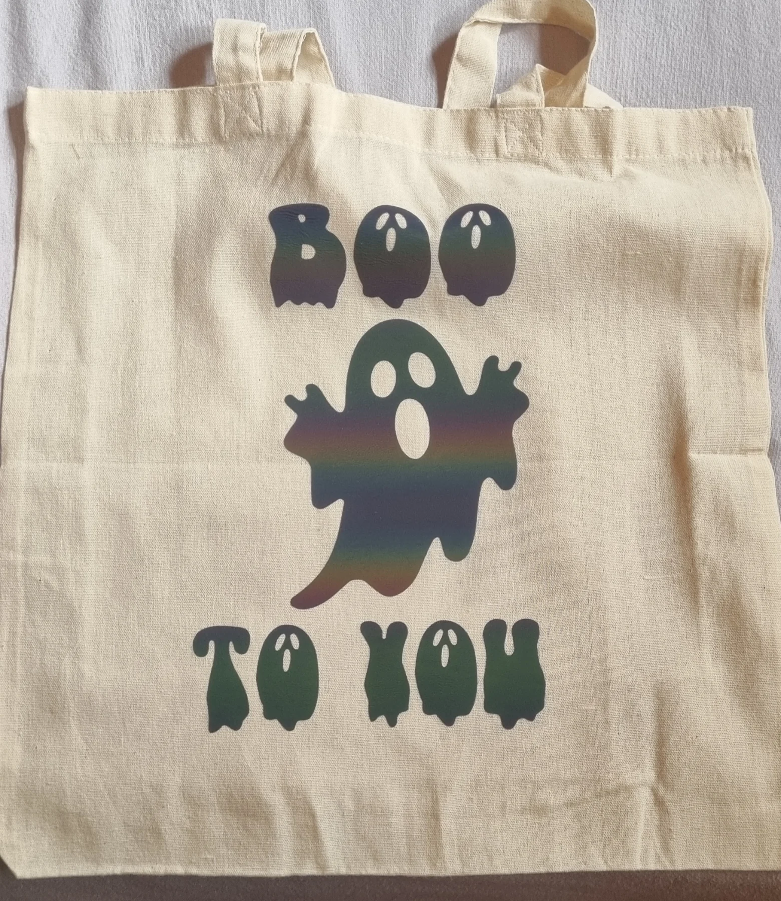 Ghost trick or treat bag