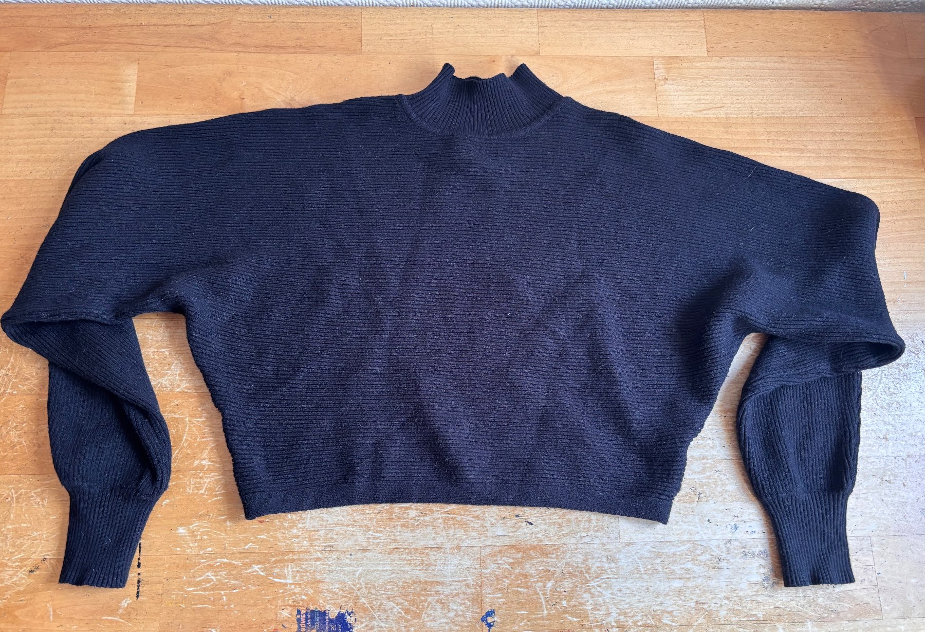 Ladies New Look black jumper - size Small