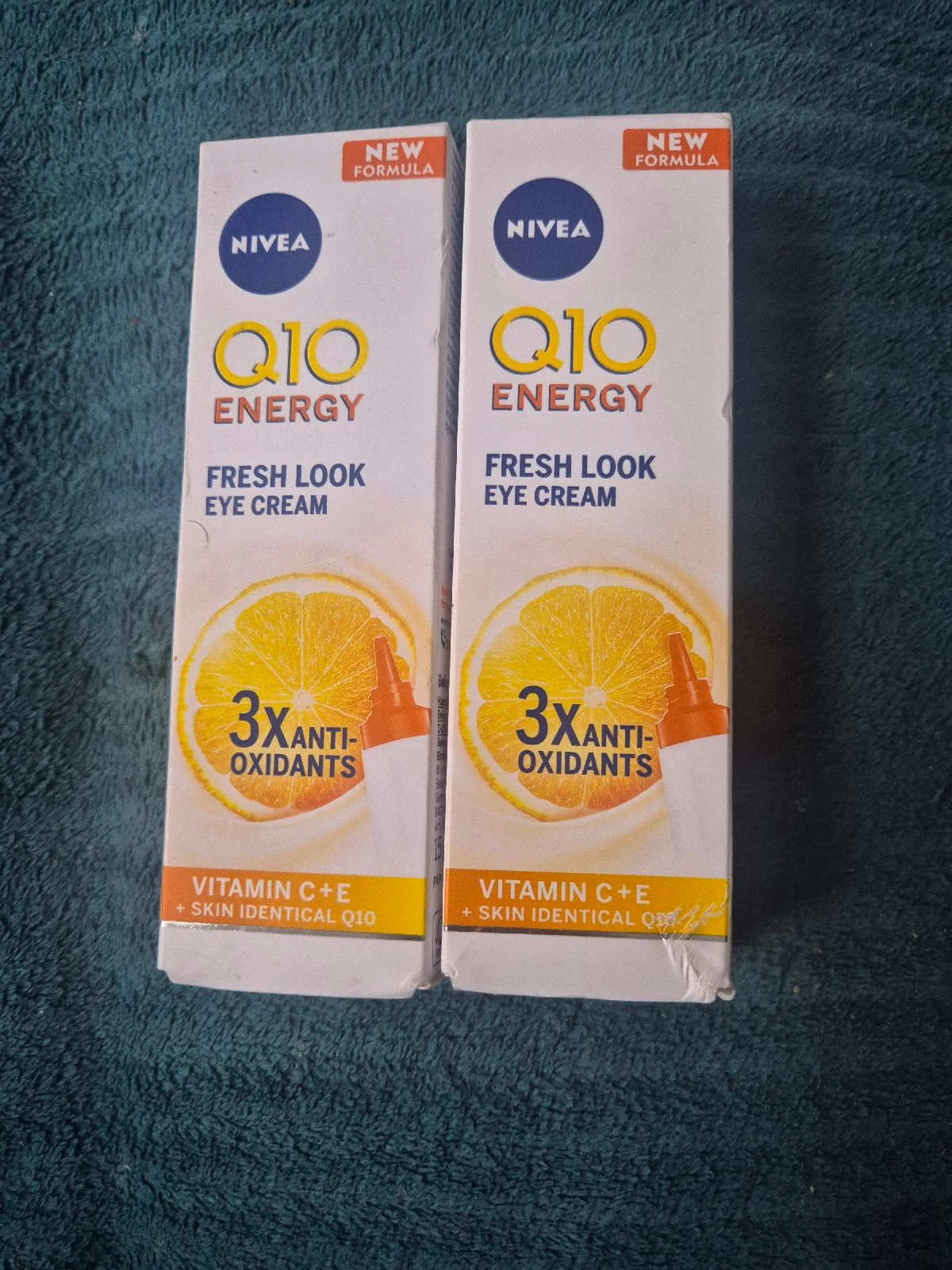 Nivea Q10 Energy Fresh Eye cream x2