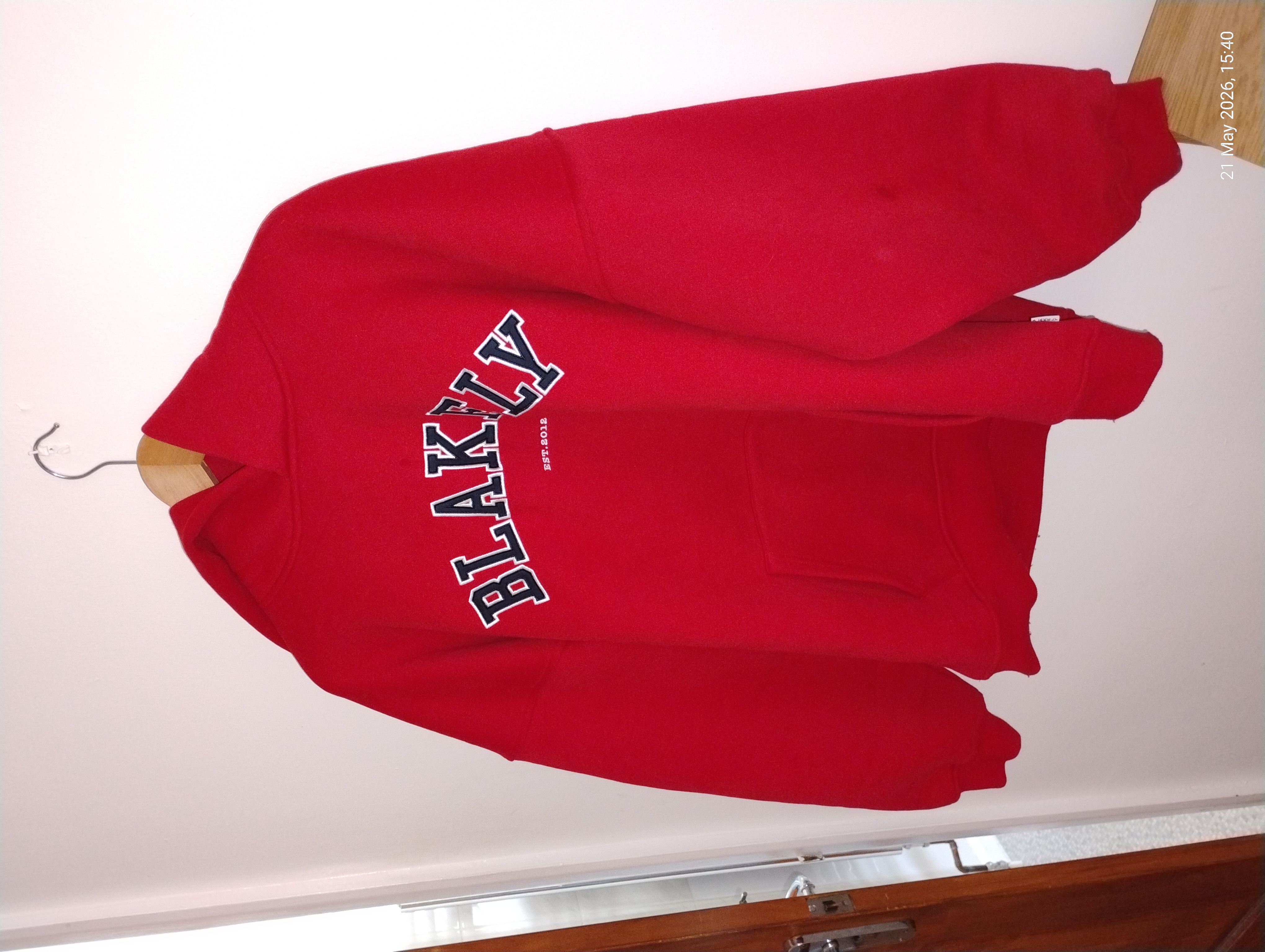 Ladies Chilli Red Blakely Oversized Hoodie