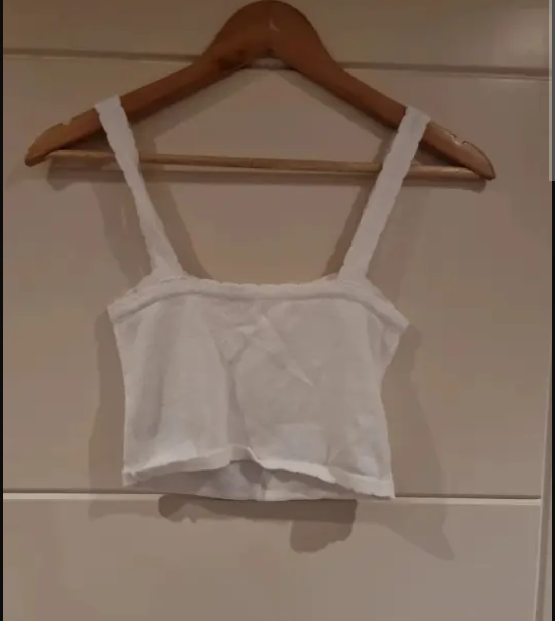4TH Reckless Women's Tank Top Size UK 6 New with Tags White