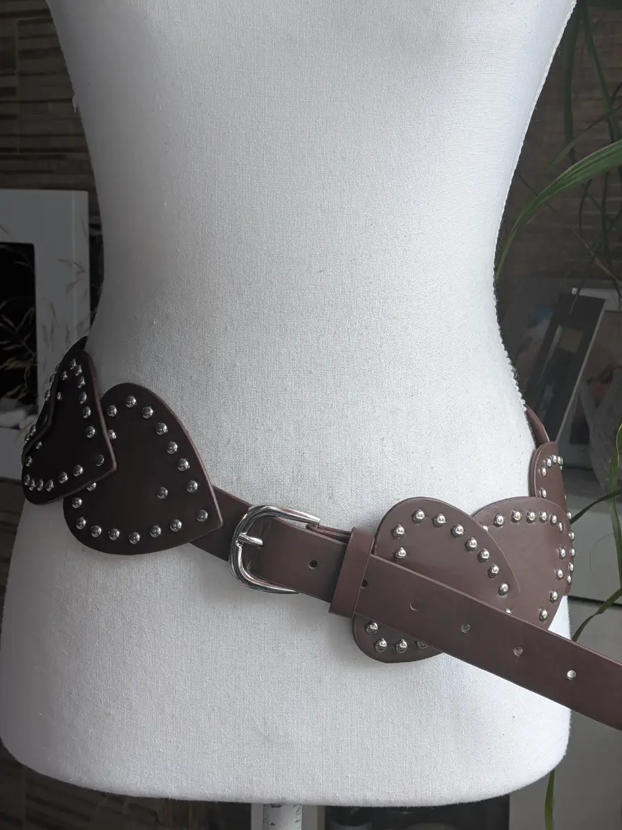 Brown vintage style belt