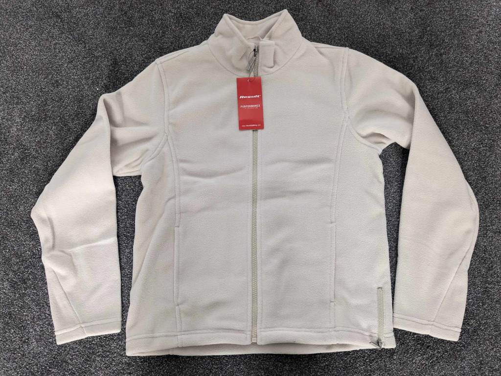 Ladies Ivory Super soft Fleece jacket UK12 New Female fit