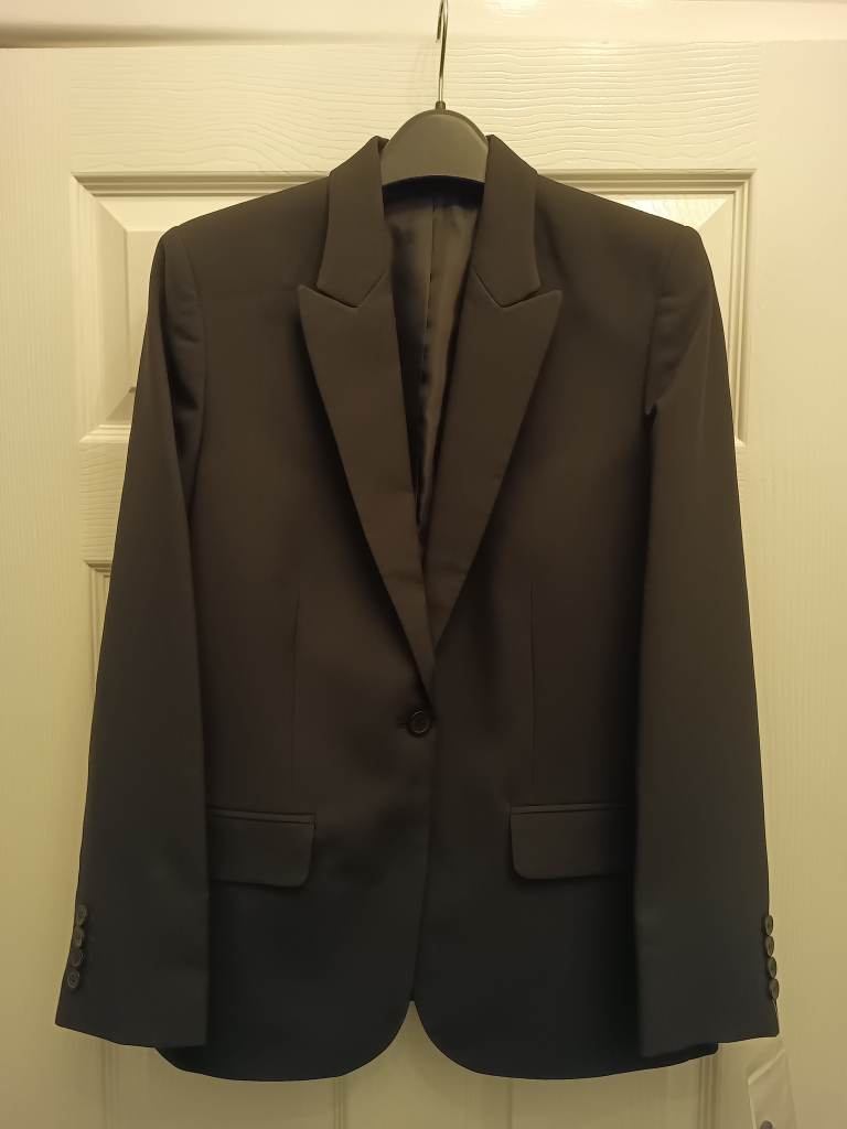 Ladies Black smart corporate suit Jacket Blazer Size 10 New Interviews
