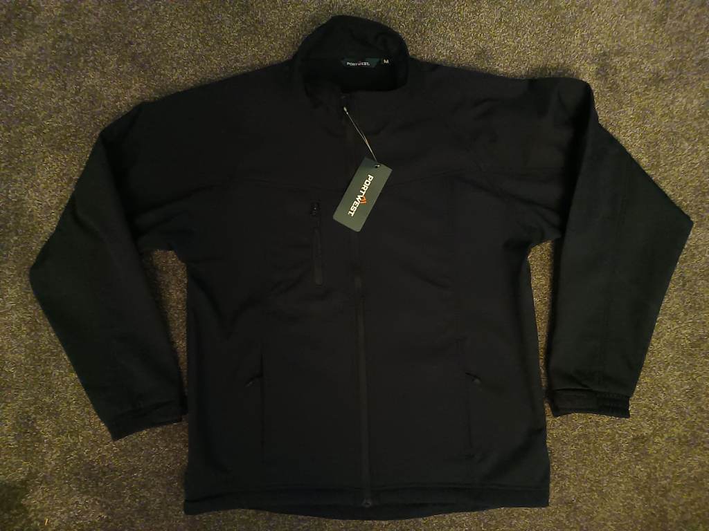 Portest Navy softshell jacket Large New TK40 Workwear Uniform