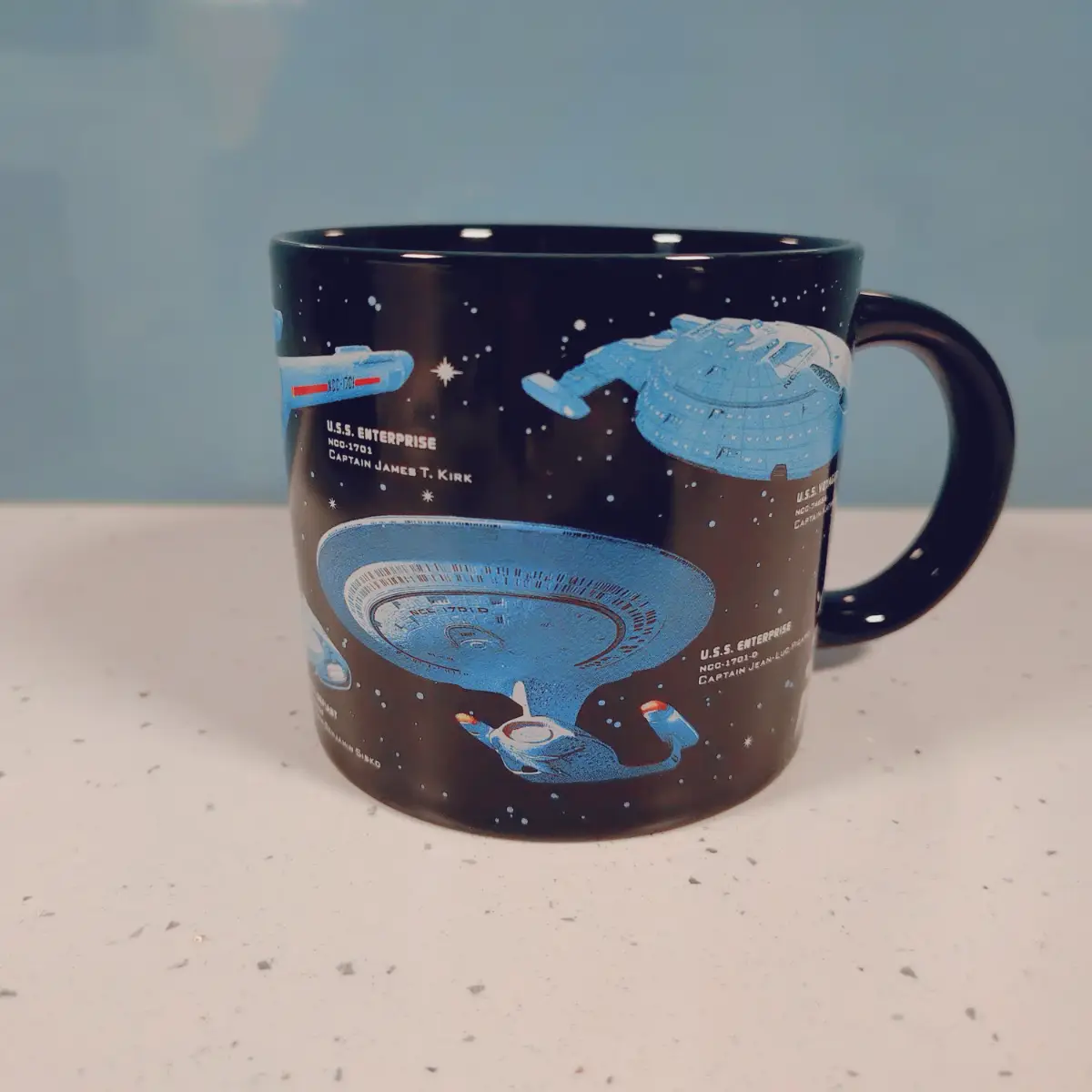 Star Trek Starships 50 years  Mug 2016 UnemployedPhilosophers Guild NEW Boxed  Enterprise