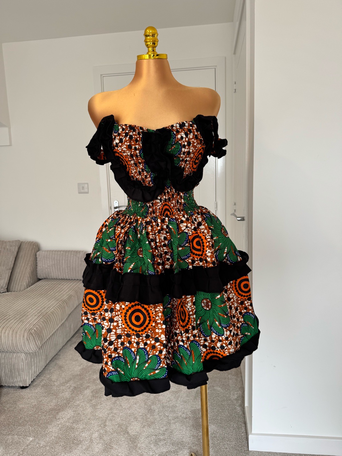 Ankara short fancy dress