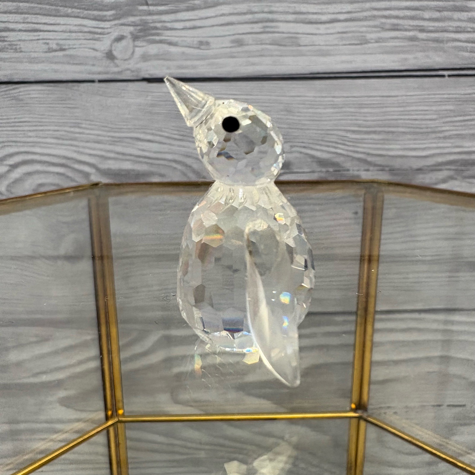 Swarovski Mini Penguin Crystal Figurine 010027 Vintage Retired 1.25"