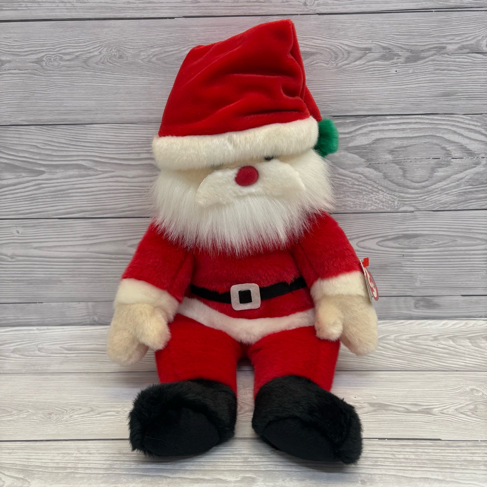 Ty Beanie Buddy Santa 16" Christmas Plush Father Christmas Original Tag Retired