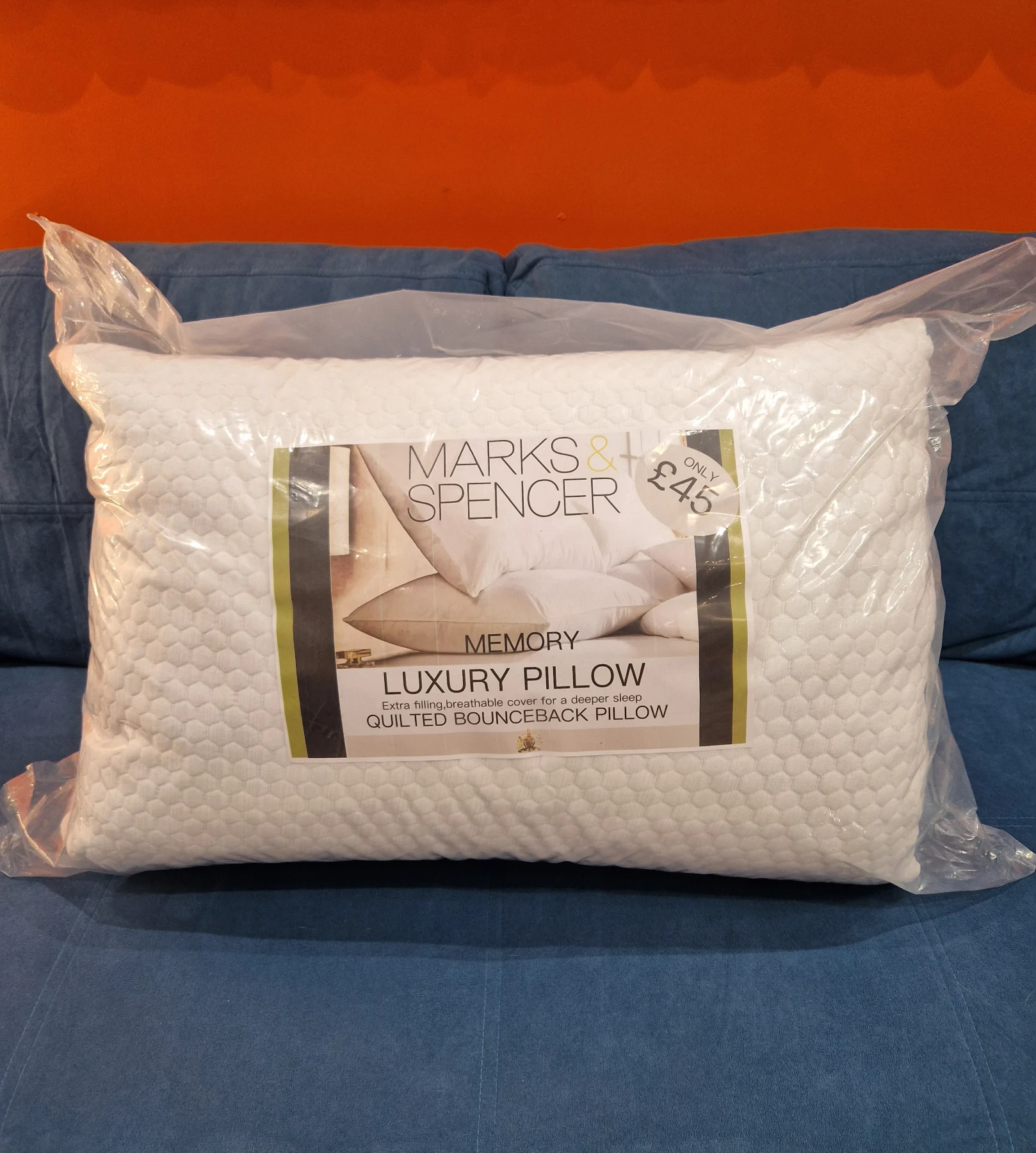 Pack Of 2 Marks & Spenser Luxury Bounce Back Pillows