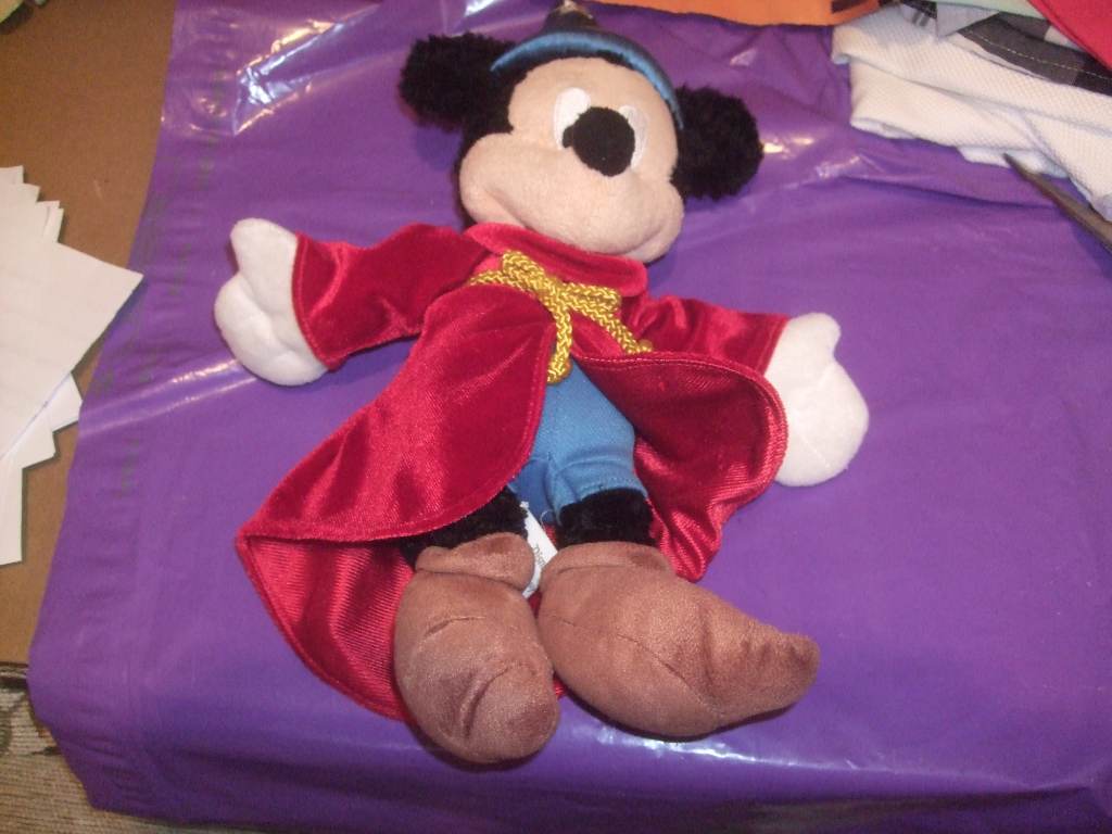 Disneyland Mickey Mouse Wizard Soft Toy Walt Disney World