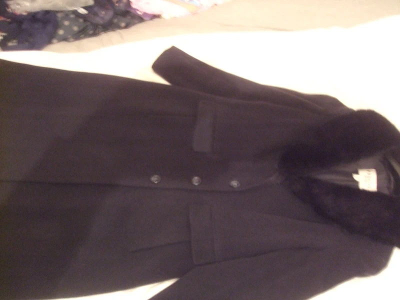 Precis Petite Cashmere & Wool Coat Size 14
