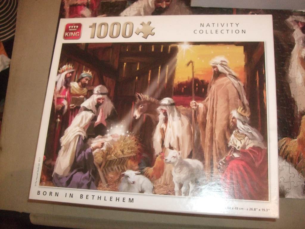 King 1000pc Jigsaw Nativity Collection -Born In Bethlehem