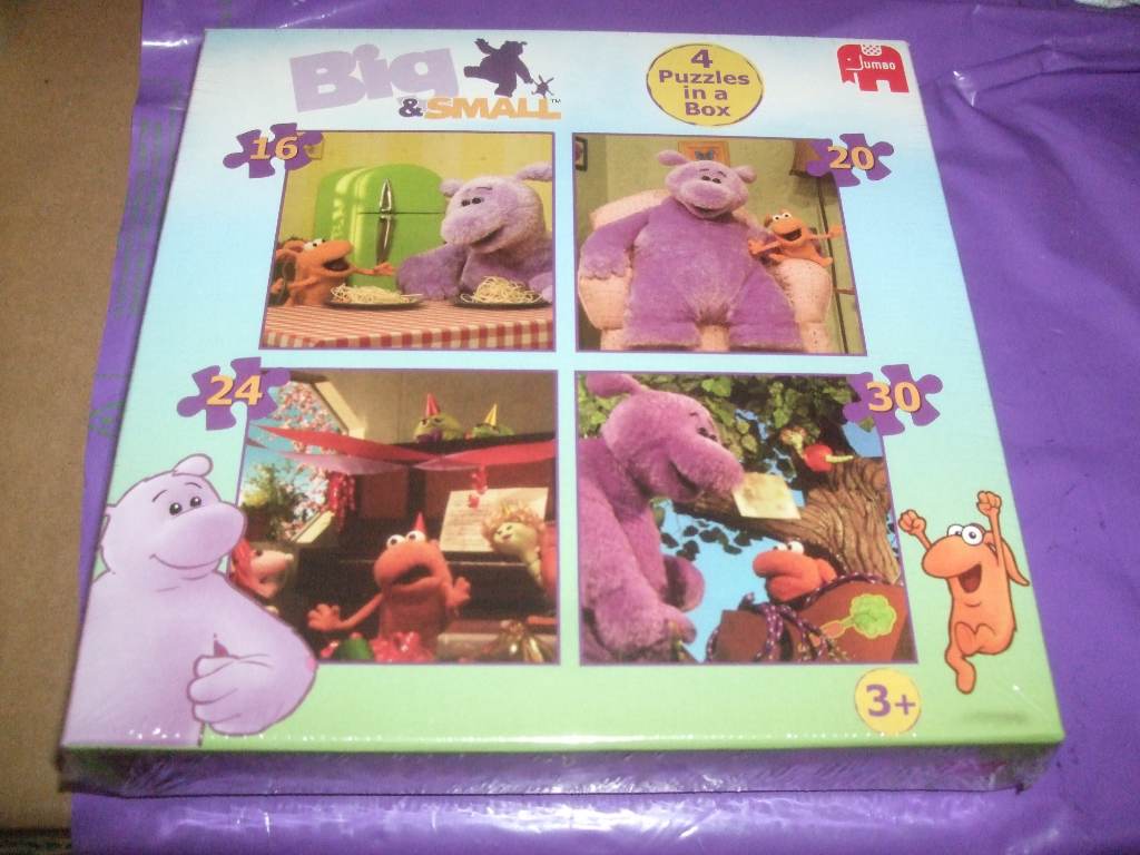 New Jumbo Jigsaw Big & Small 4 Puzzles