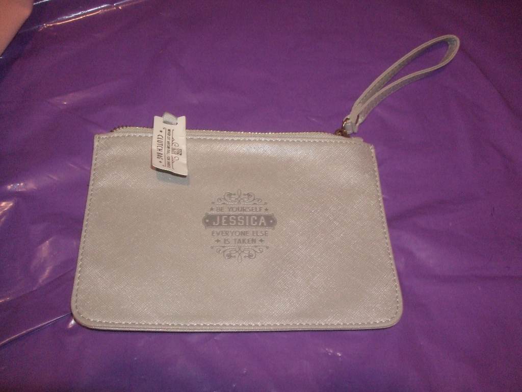 New Clutch Bag With Wrist Strap Jessica on the front