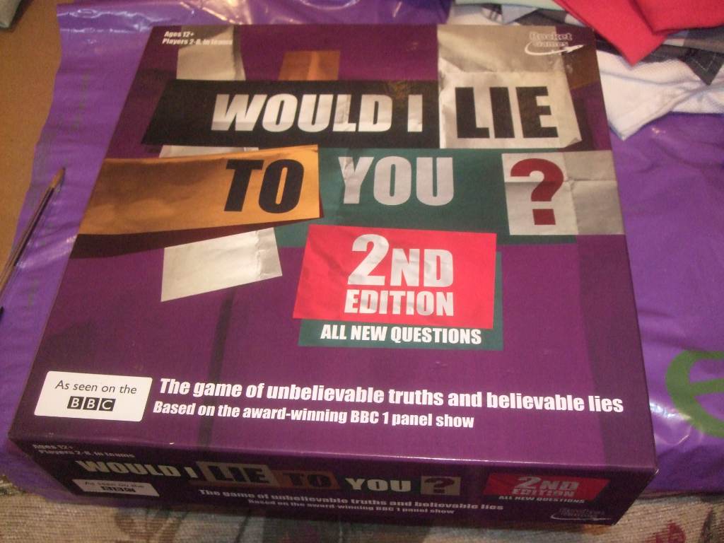 Rocket Games - Would I Lie To You? Board Game 2nd Edition